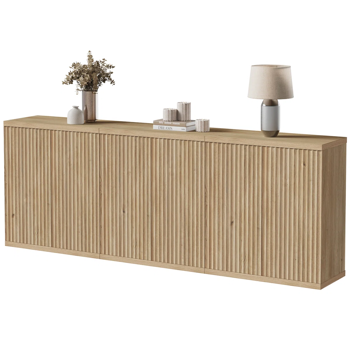 Cesiro Accent Cabinet With Adjustable Shelves