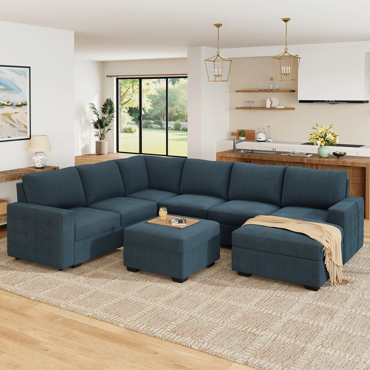 Innovative Homesi Flexora Storage Sleeper Sectional
